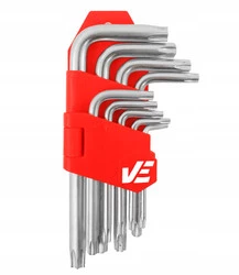 Klucze imbusowe torx zestaw T10-50 Verke V35500