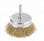 Szczotka doczołowa mosiężna z trzpieniem 80mm Schmith SSZD-03