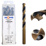Wiertło do metalu 10mm Nomi hrc pro do stali tworzyw aluminium drewna