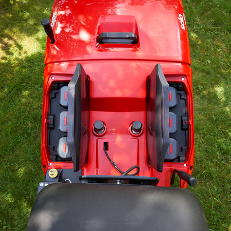 Traktor traktorek ogrodowy akumulatorowy E-RIDER 36V AL-KO (ZESTAW)
