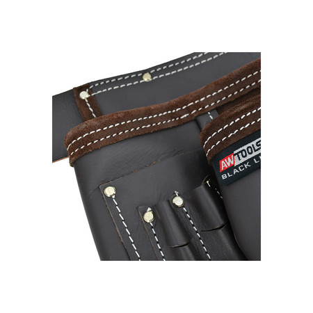 Pas monterski 11 kieszeni gładki Aw-Tools AW30617BL