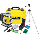 Laser krzyżowy (niebieski) 4x360 Nivel System CL4B + statyw zestaw