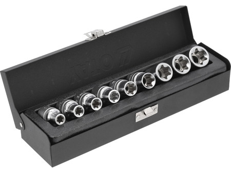 Klucze nasadowe TORX 9-części Yato YT0521