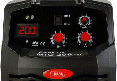 Spawarka inwertowowa Migomat PRAKTIK MIG 200 IGBT IDEAL