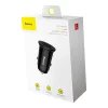 Ładowarka samochodowa Baseus Circular 2xUSB QC3.0 5A 30W (czarna)