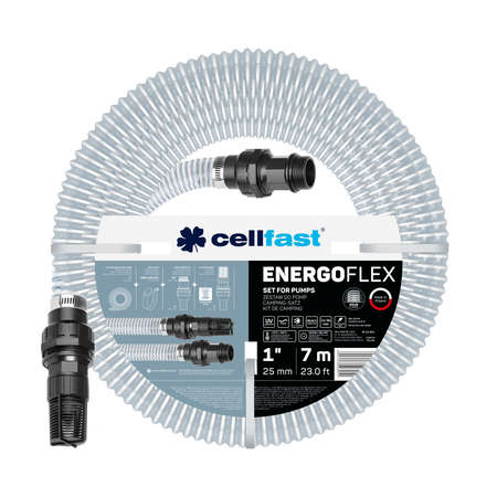 Zestaw do pomp z koszem i armaturą ENERGOFLEX 1" 7m CELLFAST 23-651