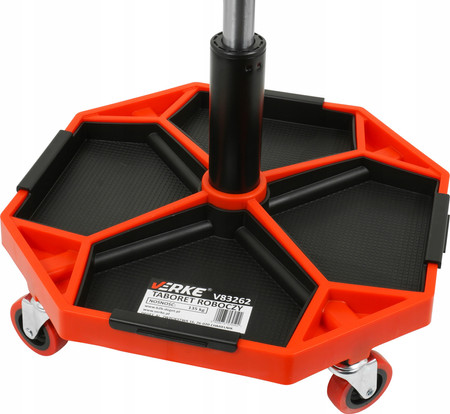 Taboret obrotowy stołek warsztatowy oktagon Verke V83262