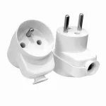 Wtyczka kątowa 2P+Z 16A 250V z gniazdem Schmith SWK-01