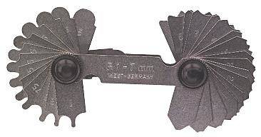 Promieniomierz 1-7mm (17+17 płytek) Limit 25841008