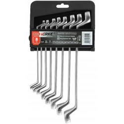 Klucze Oczkowe Gięte 8szt 6-22mm Verke V35382