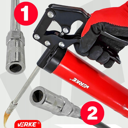 Smarownica ręczna 500ml tawotnica uchwyt ręczny Verke V86107