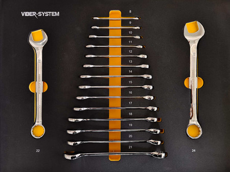 Szafka narzędziowa SZN254 wózek warsztatowy z wyposażeniem 253 elementy Viber-System