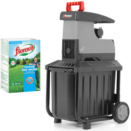 Rozdrabniacz elektryczny frezowy Faworyt PRO BSE28 I + Nawóz do trawnika 1KG GRATIS