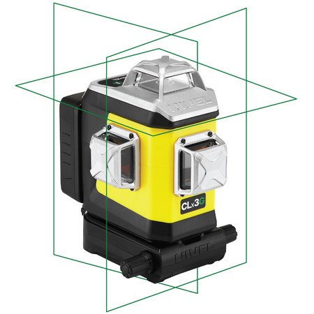 Laser krzyżowy (zielony) 3x360 Nivel System CLx3G + statyw zestaw