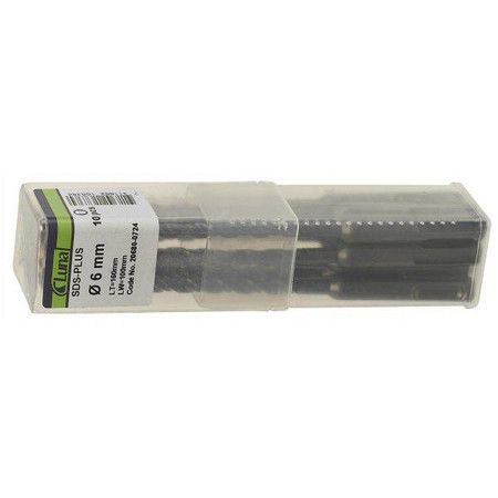Wiertło udarowe SDS-PLUS 10,0x165 mm (10 szt.) Luna 206802027