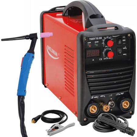 Spawarka Inwerterowa TIGER TIG 200 DC HF PULS WELDMAN 103031