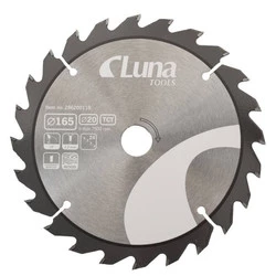 Piła tarczowa standard TCT 165x2mm Luna 286200118