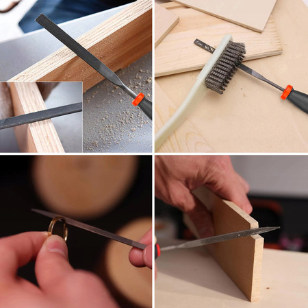 Zestaw pilników do metalu 150mm 6'' 6szt Verke V05099