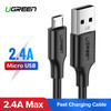 Kabel USB do Micro USB UGREEN US289 QC 3.0 2.4A 1.5m (biały)
