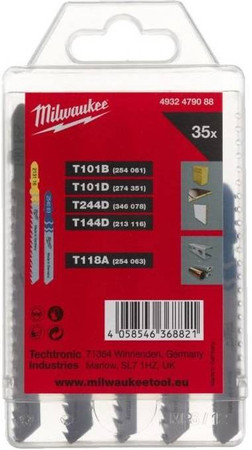 ZESTAW BRZESZCZOTÓW 35szt MILWAUKEE 4932479088