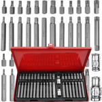 Zestaw końcówek Torx/Imbus/Spline 40szt Verke V39020
