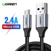 Kabel USB do Micro USB UGREEN US290 QC 3.0 2.4A 0.25m (czarny)