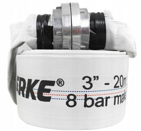 Wąż strażacki parciany do wody szamba 3'' 20m do pompy Verke V60141