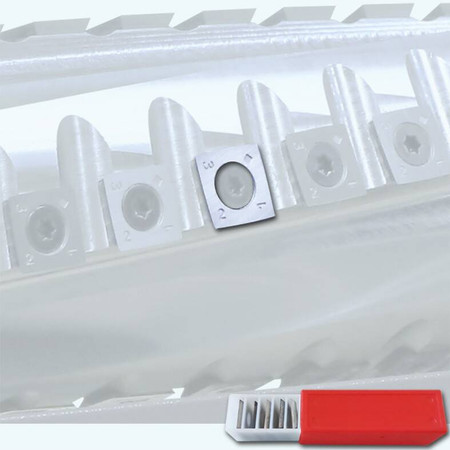 Noże do wału spiralnego (10szt.) do strugarko-wyrówniarki OPTIMAT W150S, W200S