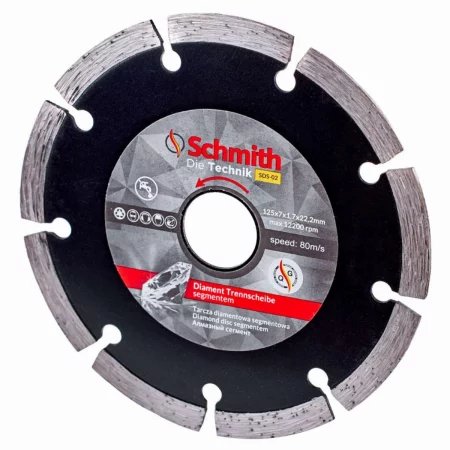 Tarcza diamentowa 125x22,2x1,7 Schmith SDS-02