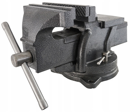 Imadło ślusarskie obrotowe z kowadłem 125mm Verke V88001