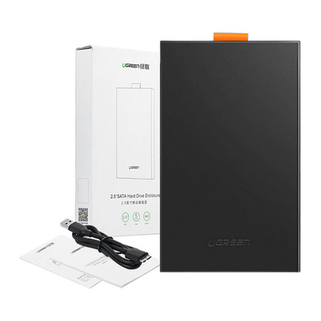 Obudowa zewnętrzna dysku 2,5" UGREEN   CM237 SATA SSD/HDD (czarna)