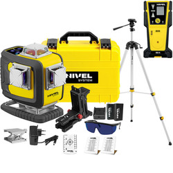 Laser krzyżowy (fioletowy) 4x360 bluetooch Nivel System CL4D-P + zestaw