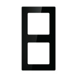 Ramka do włączników Światła Avatto N-TS10-Frame-B2 Podwójna (czarna)