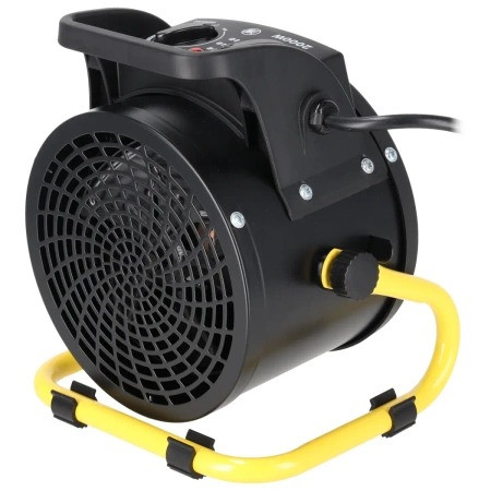 Nagrzewnica elektryczna PTC 2,0kW, Okrągła, Czarna Dedra DED9930C