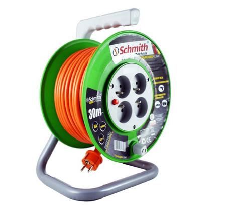 PRZEDŁUŻACZ BĘBNOWY 3x1,5mm 25m SCHMITH SPSL-2-25
