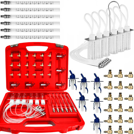 Tester ciśnienia przelewowy wtryskiwaczy common rail Verke V86260