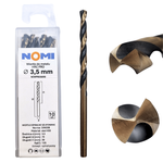 Wiertło do metalu 3,5mm Nomi hrc pro do stali tworzyw aluminium drewna