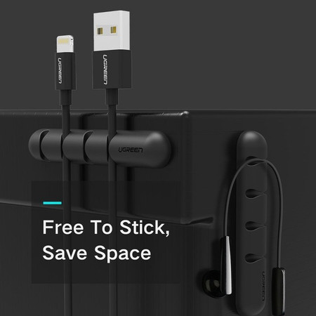 Organizer uchwyt na kable UGREEN  LP114 4 sloty (2 sztuki)