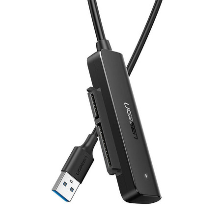 Adapter UGREEN  CM321 USB do dysku SATA 2.5", 50cm (czarny)