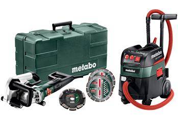 Bruzdownica MFE 40 SET  w walizce z 2 tarczami uniwersalnymi urządzenia sieciowe w zestawie Metabo 691059000