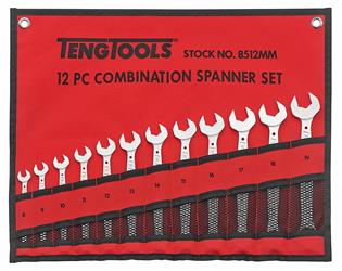 Klucze Płasko-Oczkowe 8512mm Teng Tools 238180202