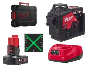 LASER ZIELONY 3-PŁASZCZYZNOWY MILWAUKEE 4933478102