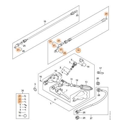 Lanca Natryskowa Myjki STIHL 4255-500-0901