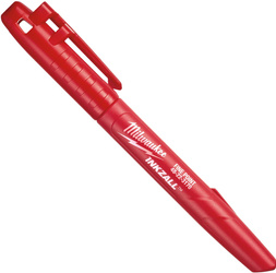 Marker czerwony z standardową końcówką 1 mm Milwaukee 48223170