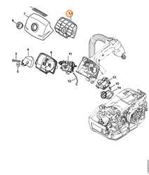 STIHL Filtr Powietrza Włókninowy Piły 1145-140-4404