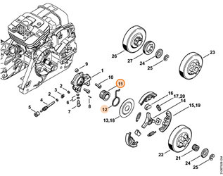 STIHL Ślimak pilarki 1128-640-7112