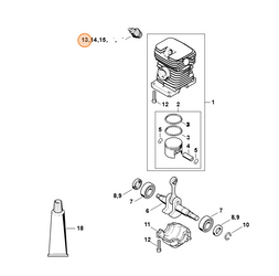 STIHL Świeca Zapłonowa NGK BPMR7A 0000-400-7000