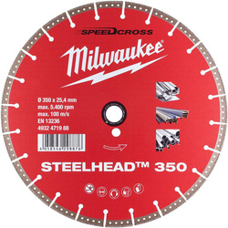 Tarcza Steelhead 350x25,4mm Milwaukee 4932471988