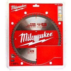 Tarcza do drewna 254 x 30 mm 60 zębów Milwaukee 4932451728