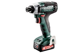 Zakrętak udarowy akumulatorowy POWERMAXX SSD 12 + walizka z ładowarka + 2 akumulatory  Metabo 601114500